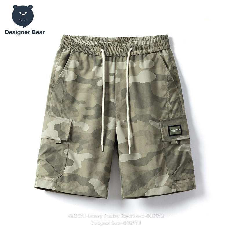 Streetwear Brand Pants - Marka Giyim Yaz Kargo Kamuflaj Şort