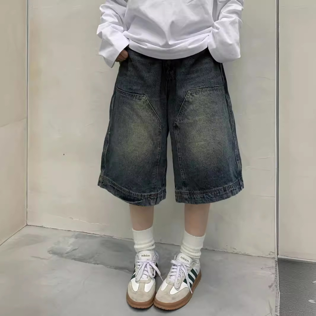 Streetwear Brand Pants - Kadınlar Y2K Vintage Bol Paça Kot