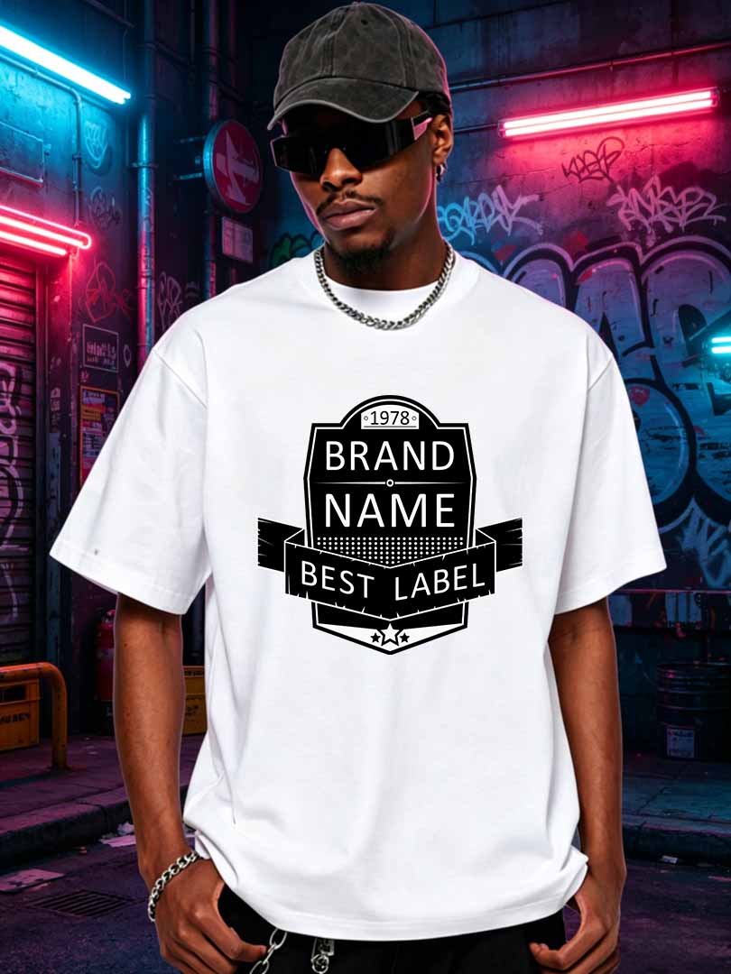 Streetwear Brand Best - Erkek Retro Marka Grafik Baskılı Tişört