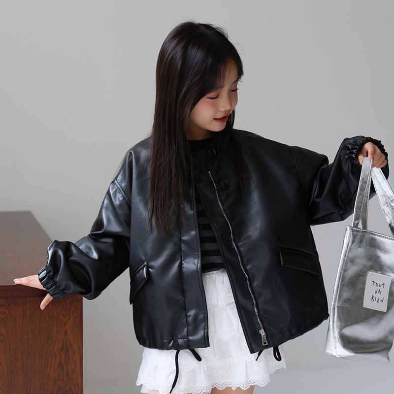 Streetwear Brand Designer - 2-12Y Kızlar Tatlı Siyah Pembe Kaya