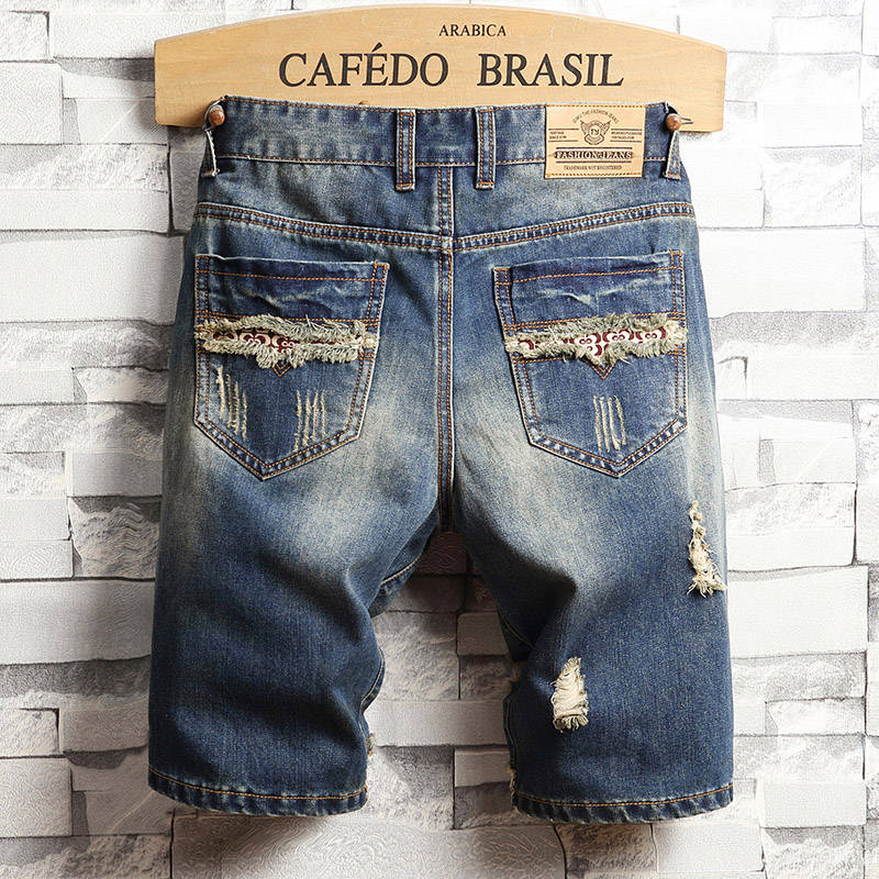 Yırtık Hip-Hop Kot Şort Erkek  - Streetwear Brand Pants incelemesi ve fiyatı