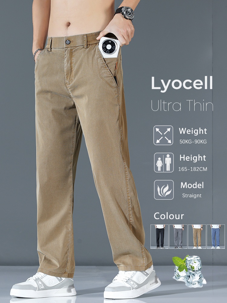 Ultra-ince Lyocell Moda Gevşek - Streetwear Brand Pants incelemesi ve fiyatı
