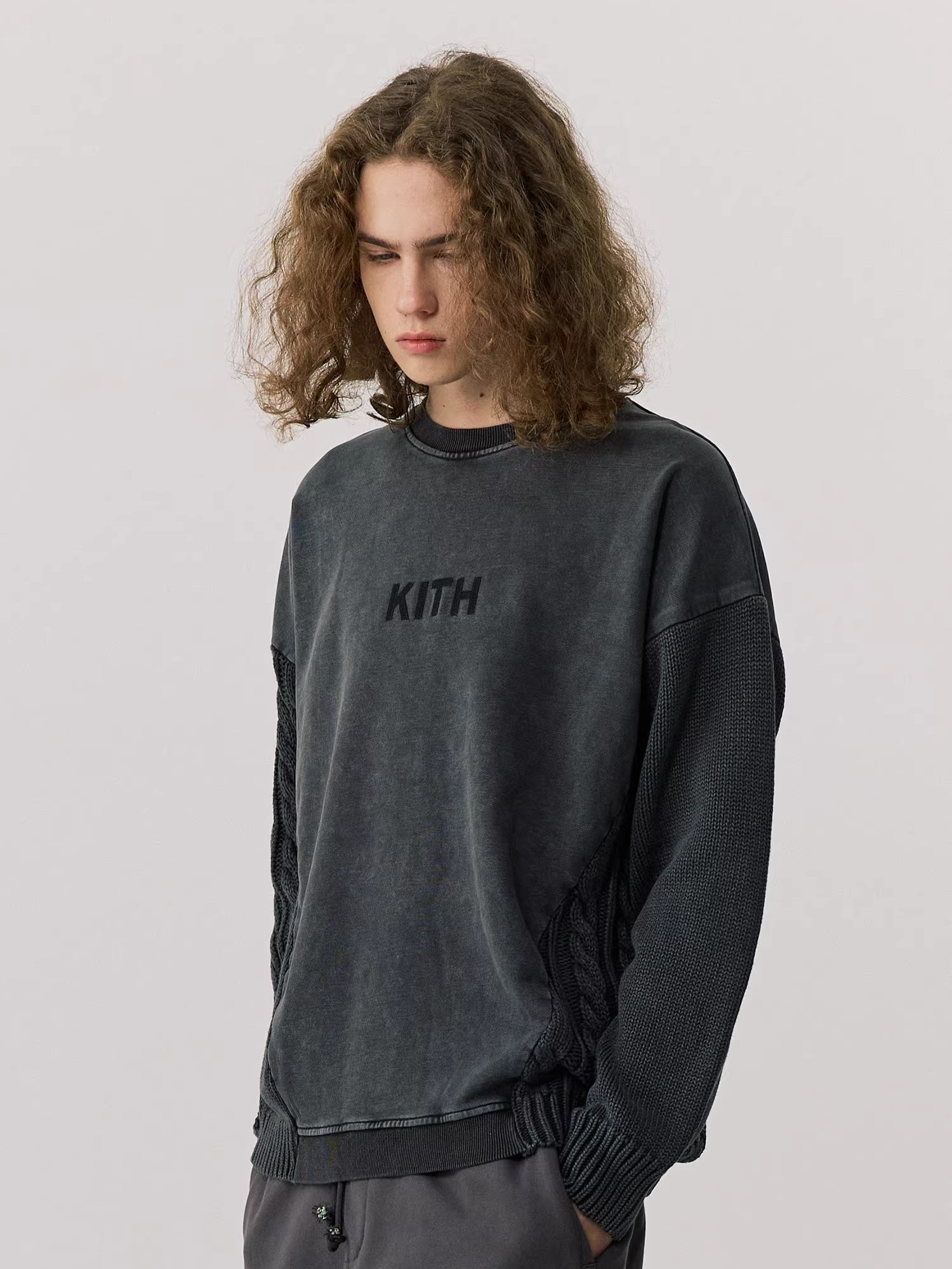 Kalınlaştırılmış Yıkanmış Örme - Kith Sweater Knit incelemesi ve fiyatı