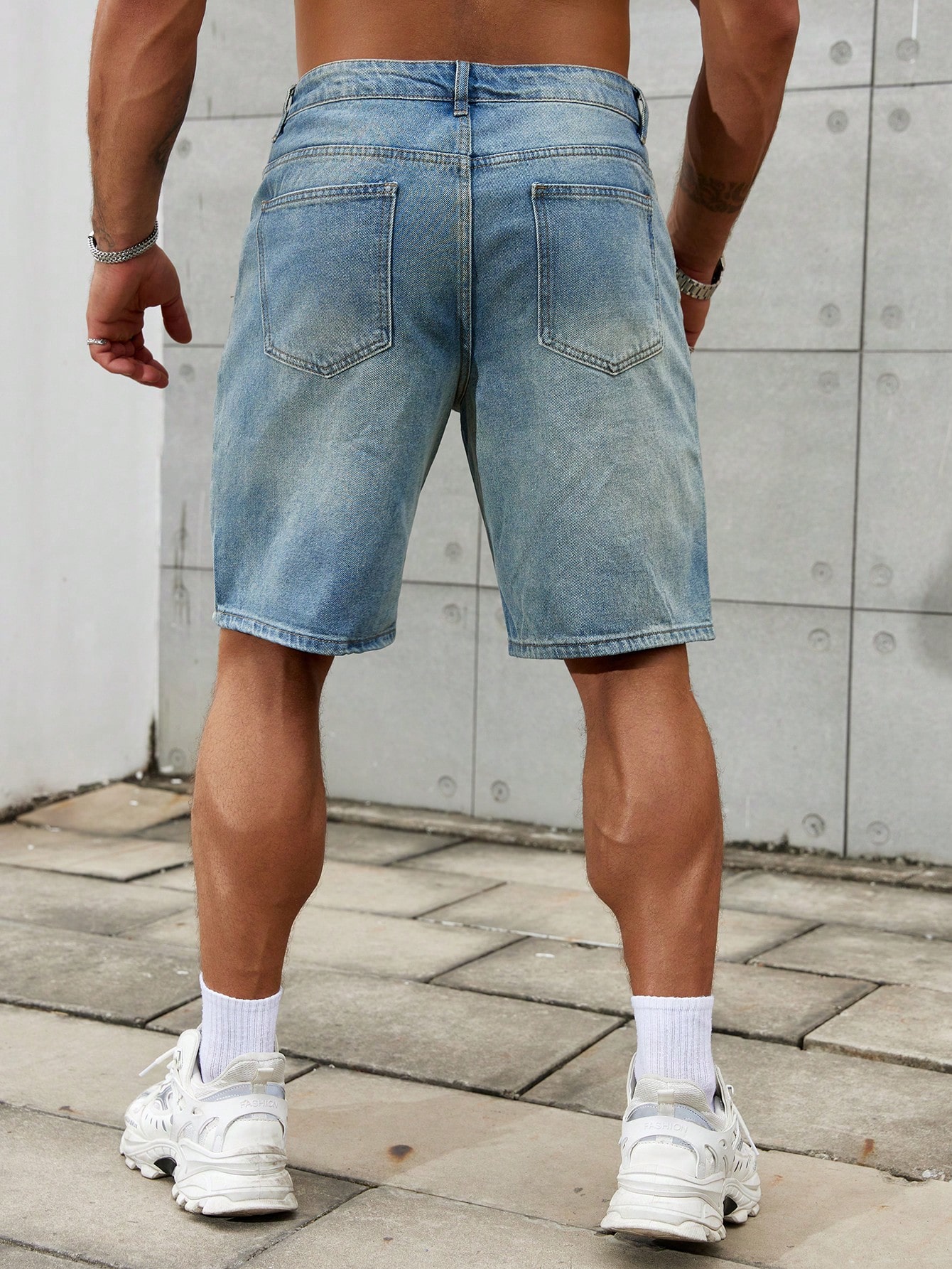 Yeni moda Mens yırtık kısa kot - Streetwear Brand Pants incelemesi ve fiyatı