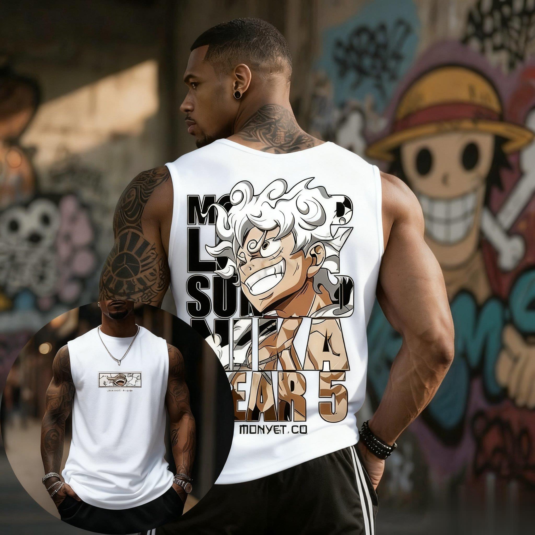 One Piece Luffy Gear 5 Atlet E - Streetwear Brand Japan incelemesi ve fiyatı