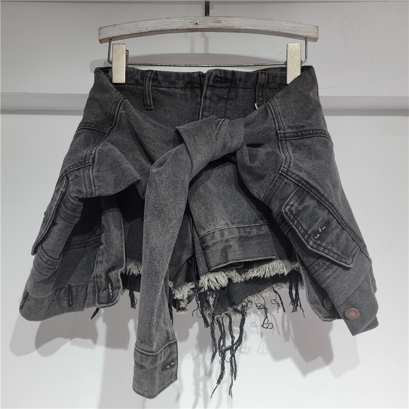 Kot Şort Kadınlar İçin Vintage - Streetwear Brand Pants incelemesi ve fiyatı