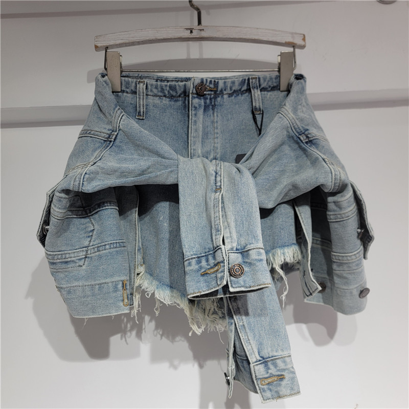 Kot Şort Kadınlar İçin Vintage - Streetwear Brand Pants incelemesi ve fiyatı