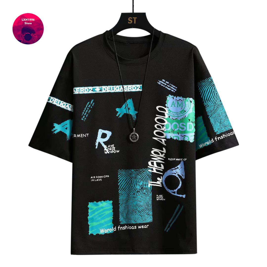 Erkekler Harajuku grafik siyah - Streetwear Brand Japan incelemesi ve fiyatı